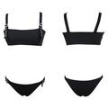 Moonvvin Sexy Bikini Swimsuit Women's Swimwear Two-piece Bikini Set Bandeau Bathing Suit Adjustable Straps;Sexy Bikini Swimsuit Women's Swimwear Two-piece Bikini Set Adjustable Strap