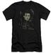 Edward Scissorhands Edward Premium Canvas Adult Slim Fit 30/1 T-Shirt Black