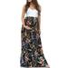 Niuer Womens Summer Maxi Dress Maternity Tank Top Casual Sleeveless Long Dresses Floral Print Loose Comfy Pregnancy Sundress