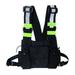 JANDEL Men Women Fashion Chest Rig Bag, Reflective Vest Hip Hop Streetwear Functional Harness Chest Bag Pack Front Waist Pouch Backpack