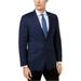 Calvin Klein Mens Windowpane Two Button Blazer Jacket