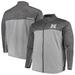 Nebraska Huskers Colosseum Big & Tall Banked Full-Zip Fleece Jacket - Heathered Gray