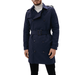 Mens Trench Coat for Men Outdoor Apparel Rain Lightweight Jacket, Formal Coats Blue