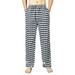 Men's Flannel Plaid Pajama Pant Lightweight Sleep Lounge Pants Fashion Vintage PJ Bottoms Trousers With Pockets