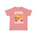 Inktastic Valentine's Day Food is My Valentine Toddler Short Sleeve T-Shirt Unisex