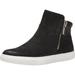 Womens Kenneth Cole New York Kiera High Top Side Zip Fashion Sneakers, Black