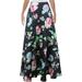 City Studio Womens Juniors Woven Floral Print Maxi Skirt