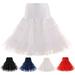 Yesbay Women Wedding Bridal Under Skirt Crinoline Tutu Tulle Petticoat Navy Blue