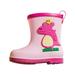 Wuffmeow Children's Summer Rain Boots Cartoon Dinosaur Children's Shoes Boys And Girls Rain Boots