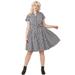 ellos Women's Plus Size Sandy Shirtwaist Dress