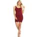 MOA COLLECTION Women's Women's Basic Tank Bodycon Sleeveless Solid Casual Racerback Dress