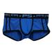 MIARHB Men Underwear Letter Printed Boxer Briefs Shorts Bulge Pouch Underpants Under wear