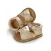 LA HIEBLA Summer Sandals for Child PU Leather Non-slip Prewalker 0-18 M