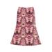 Eyicmarn Women's High Waisted Bohemian Midi Skirt Tie Dye Print A-Line Flare Long Maxi Skirt Y2K E-Girls 90s Slim Fit Streetwear