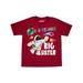 Inktastic Out of this World Big Sister Astronaut in Space Tween Short Sleeve T-Shirt Female Red M