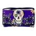 Texas West Western Rhinestone Flora Candy Skull Small Pouch Wallet for Women Crossbody