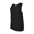 next level apparel men's jersey tank top, black, large