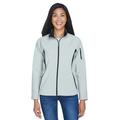 Ladies' Three-Layer Fleece Bonded Performance Soft Shell Jacket - OPAL BLUE - S