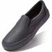 Woman Men Slip On Flat Shoes Low Top Slip On Shoe Loafer Classic Shoes Breathable Fitness Athletic Casual Slip-on Loafers All,Black,pu,7.5