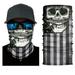 Skull Themed Face Balaclava Scarf Neck Fishing Shield Sun Gaiter Headwear Mask