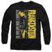 Universal Monsters The Man Who Made A Long Sleeve Adult 18/1 T-Shirt Black