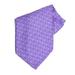 Jacob Alexander Men's Silk Geometric Pattern Cravat Ascot Neck Tie - Purple