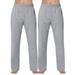 2 Packs Men's Sleepwear Mens Pajama Pants Bottoms Cotton Jogger Sleep Lounge Pants Nightwear Sleepwear PJs with Drawstring Pockets