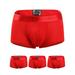 UKAP Men No Ride up Boxer Briefs with Pouch Cotton Short Leg Underwear Low Ries Boxer Briefs Underwear Multipack