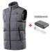 HIMONE Women's Lightweight Heated Vest with Battery Pack, Electric Heated Jacket Thermal Coat Tops Outwear Winter Warmer for Unisex