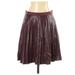 Pre-Owned J.Crew Factory Store Women's Size 4 Faux Leather Skirt