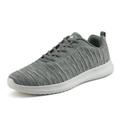 DREAM PAIRS Mesh Sneakers Sports Casual Shoes Mens & Womens Lightweight Trainer RUN_EASE_02 GREY Size 13