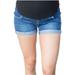 Pregnant Women Denim Shorts Maternity Casual Jeans