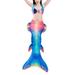 CVLIFE Baby Kids Girls Mermaid Tail Swimmable Bikini Sets Cute Tankini Set Swimwear Swimsuit 12 Types 3Pcs Summer Beachwear Bathing Suit Swimming Costumes 4-13Years Birthday Gifts Party