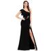 Ever-Pretty Women's Sleeveless Mermaid Little Mermaid Sexy Long Cocktail Party Dress 07892 Black US6