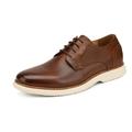 Bruno Marc Men Genuine Leather Oxford Shoes Lace Up Sneakers Casual Dress Shoes MIDTOWN-1 DARK/BROWN Size 13