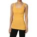 TheMogan Women's PLUS Stretchy Ribbed Knit Fitted Racerback Tank Top Cotton Jersey