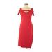 Pre-Owned La Petite Robe by Chiara Boni Women's Size 46 Red Jodilin Sheath