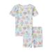 The Childrens Place Short Sleeve All Around Sweets Print Pajama Short Set (Big Girls)