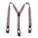 MTL Men's Big and Tall Elastic Button End Dress Suspenders USA Made