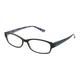 FOSTER GRANT Ladies Rectangle Black/Stripe Reader Glasses 2.00 Diopter