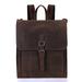 Botrong 15" Vintage leather Backpack Laptop Messenger Bag Lightweight School College Rucksack Sling for Men Women