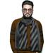 Mens Cashmere 100% Cotton Feel Scarf Winter Scarves 6 Prints Soft And Warm Fashion Accessories By Debra Weitzner