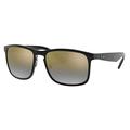 Ray-Ban RB4264 601/J0 58M Black/Blue Mirror Gold Gradient Polarized Sunglasses For Men For Women