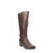 Naturalizer Kelso High Shaft Wide-Calf Boots Brown
