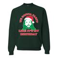 We Gonna Party Like its my Birthday Ugly Christmas Sweater Unisex Crewneck Graphic Sweatshirt, Forest Green, 3XL