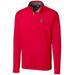 Texas Tech Red Raiders Cutter & Buck Big & Tall Evergreen Reversible Quarter-Zip Pullover Jacket - Red