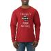 I Love You To Texas And Back Plaid Pop Culture Mens Long Sleeve Shirt, Red, X-Large