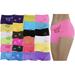 ToBeInStyle Women's Pack of 6 Mystery Seamless Microfiber Boyshorts - One Size