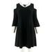 Isaac Mizrahi Cold Shoulder Ruffle Bell Slv Dress Women's A303180