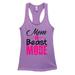 Mothers Running Motivation Fitness Tank Top â€œMom in Beast Modeâ€� - Funny Threadz XX-Large, Lavender